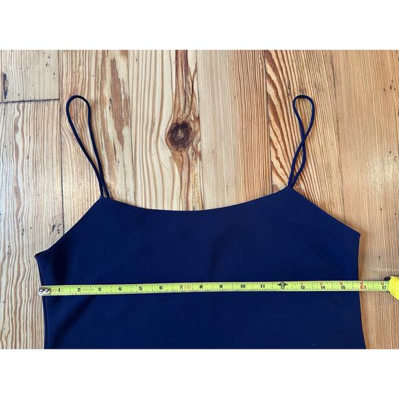 Theory Bundle Petite Navy Blue Striped Short Sleeve Knit Camisole Top - Picture 10 of 12